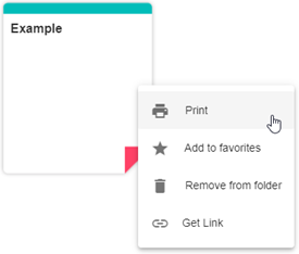 Report actions